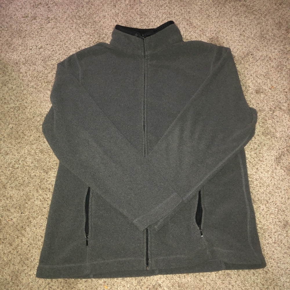 Eddie Bauer Charcoal Full-Zip Jacket